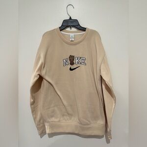 Nike/ Groot Tan Crewneck Sweater size medium